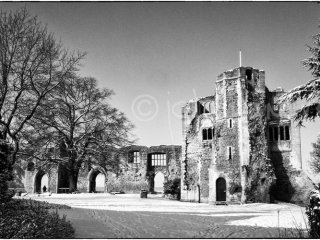 Newark Castle in the Snow